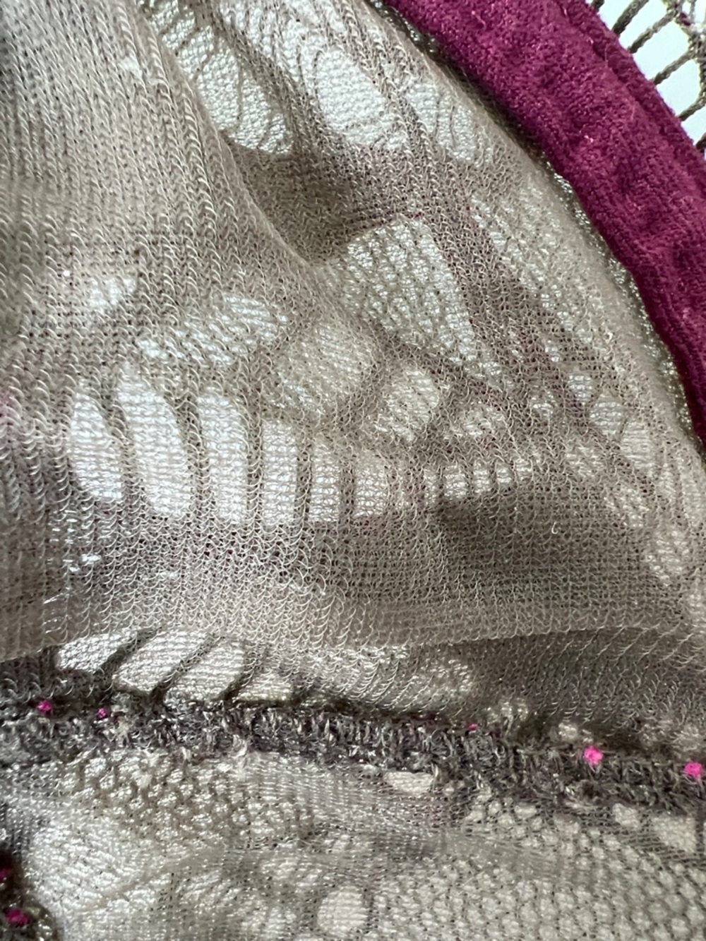 🫒Bohemian Underwire Stetchy Band Bra Olive / Magenta | Else - 32B - Picture 16 of 17